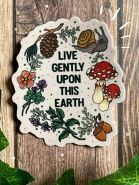Image 1 of “Live Gently” stickers 