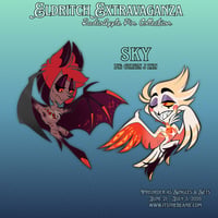 Image 2 of PREORDER: Eldritch Extravaganza 2026 Alastor & Lucifer Pins