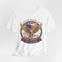 Image 3 of USA 250th Anniversary Independence Day T-Shirt | July 4th Patriotic Tee | July 4th Tee | USA 250 Yea