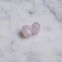 HMBD BEADS SMALL BARREL NATURLA ROSE QUARTZ