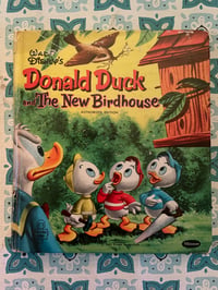 Image 1 of Vintage Donald Duck and The New Birdhouse, 1956