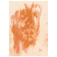 Image 1 of Held - Sketchbook Drawing in Soft Pastels on Paper 