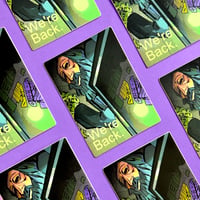 We're Back Sticker