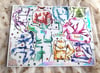 TRANS BODY LOVE  - rainbow foil print
