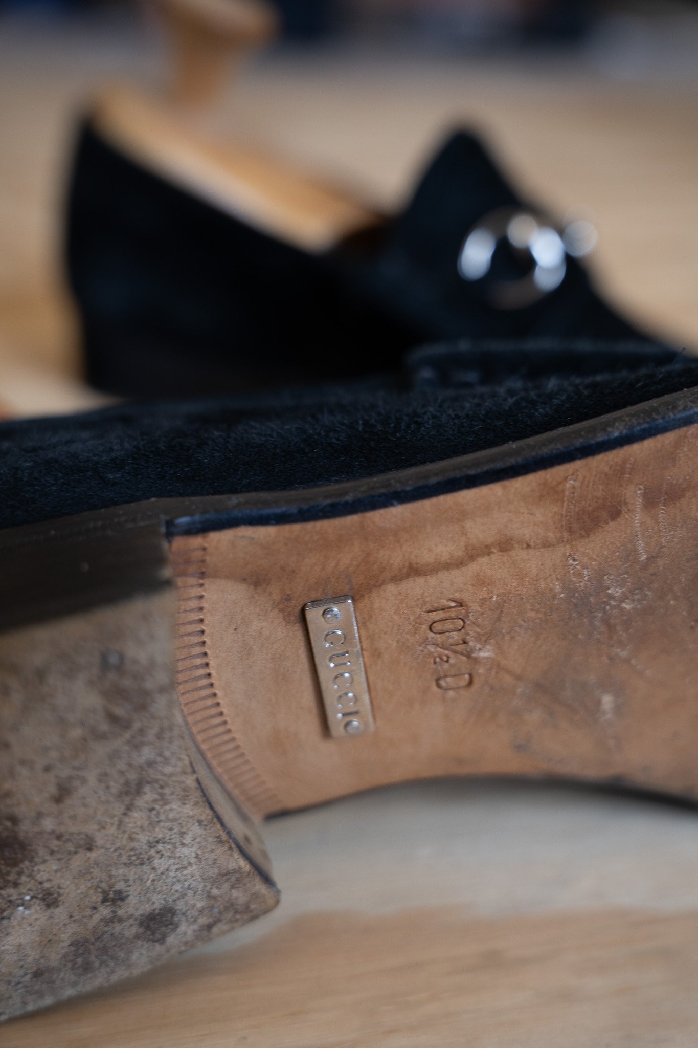 Image of Vintage Gucci Horsebit Loafers 10.5