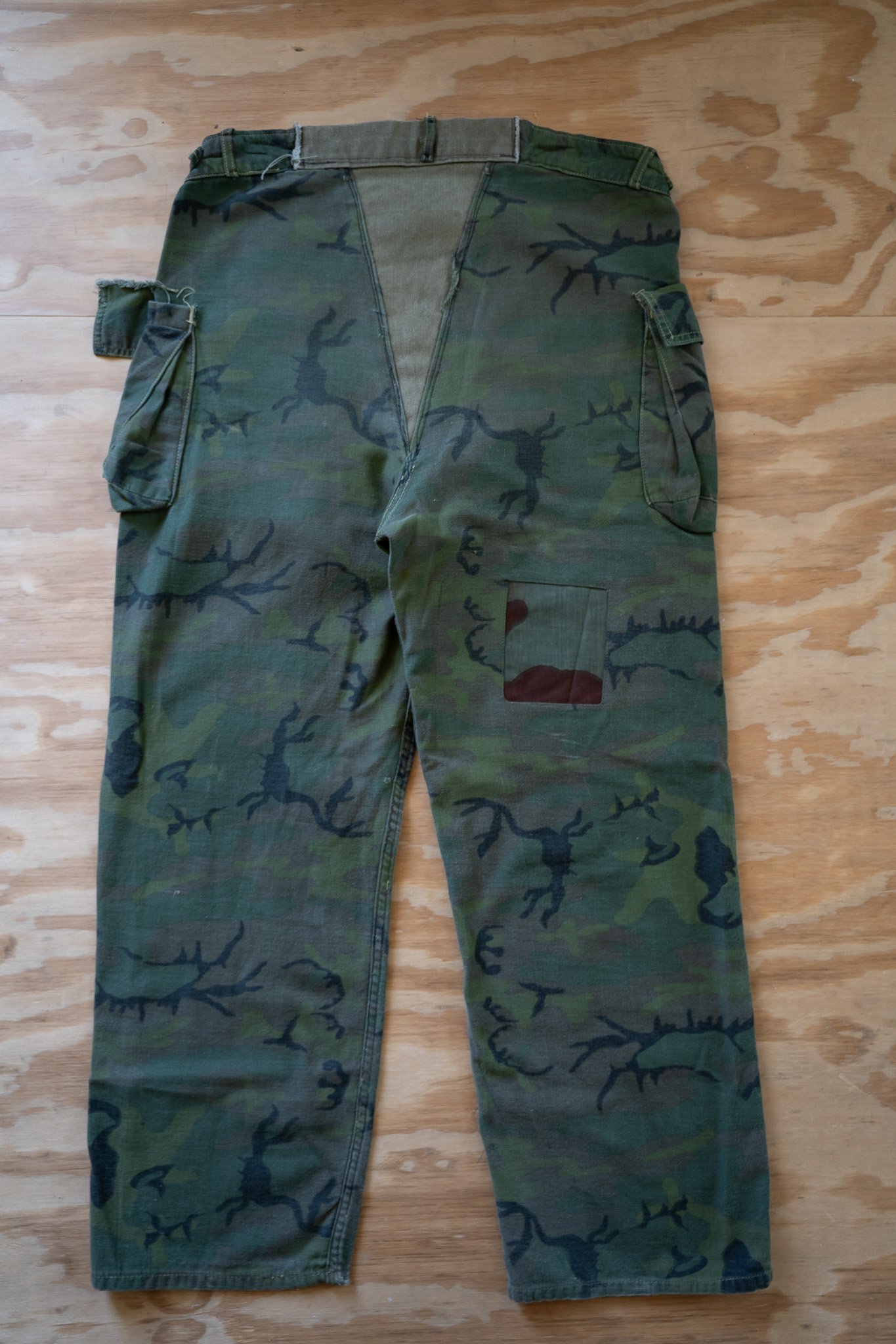 Image of Vintage Military Camo Cargo Trousers