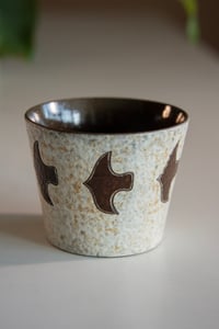 Image 2 of Hand-Painted Flying Bird Ceramic Cup