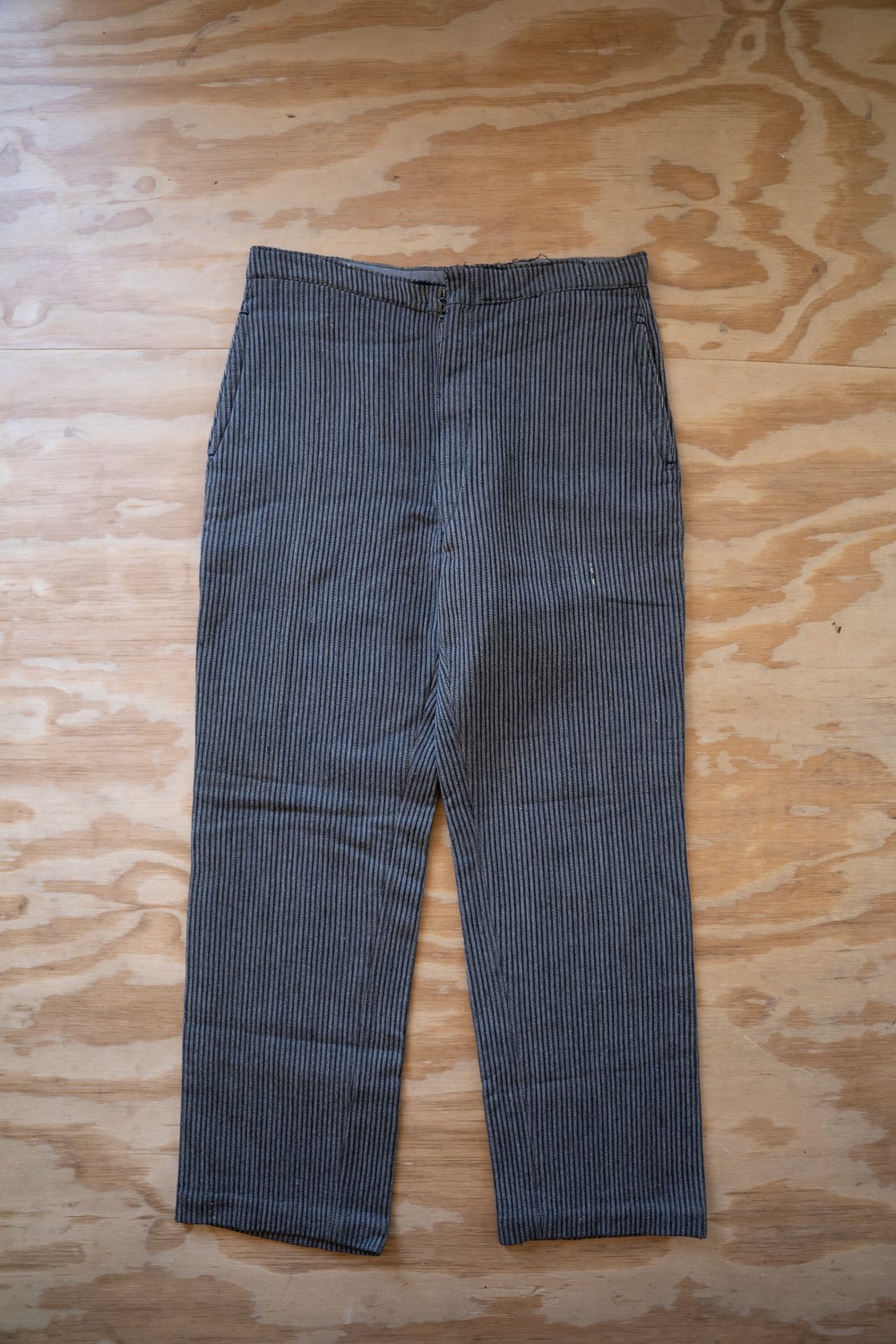 Image of Mid-Century French Workwear Corduroy Trousers