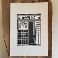 Image 1 of Fotoautomatica original Lino print A5