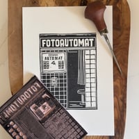 Image 2 of Fotoautomatica original Lino print A5