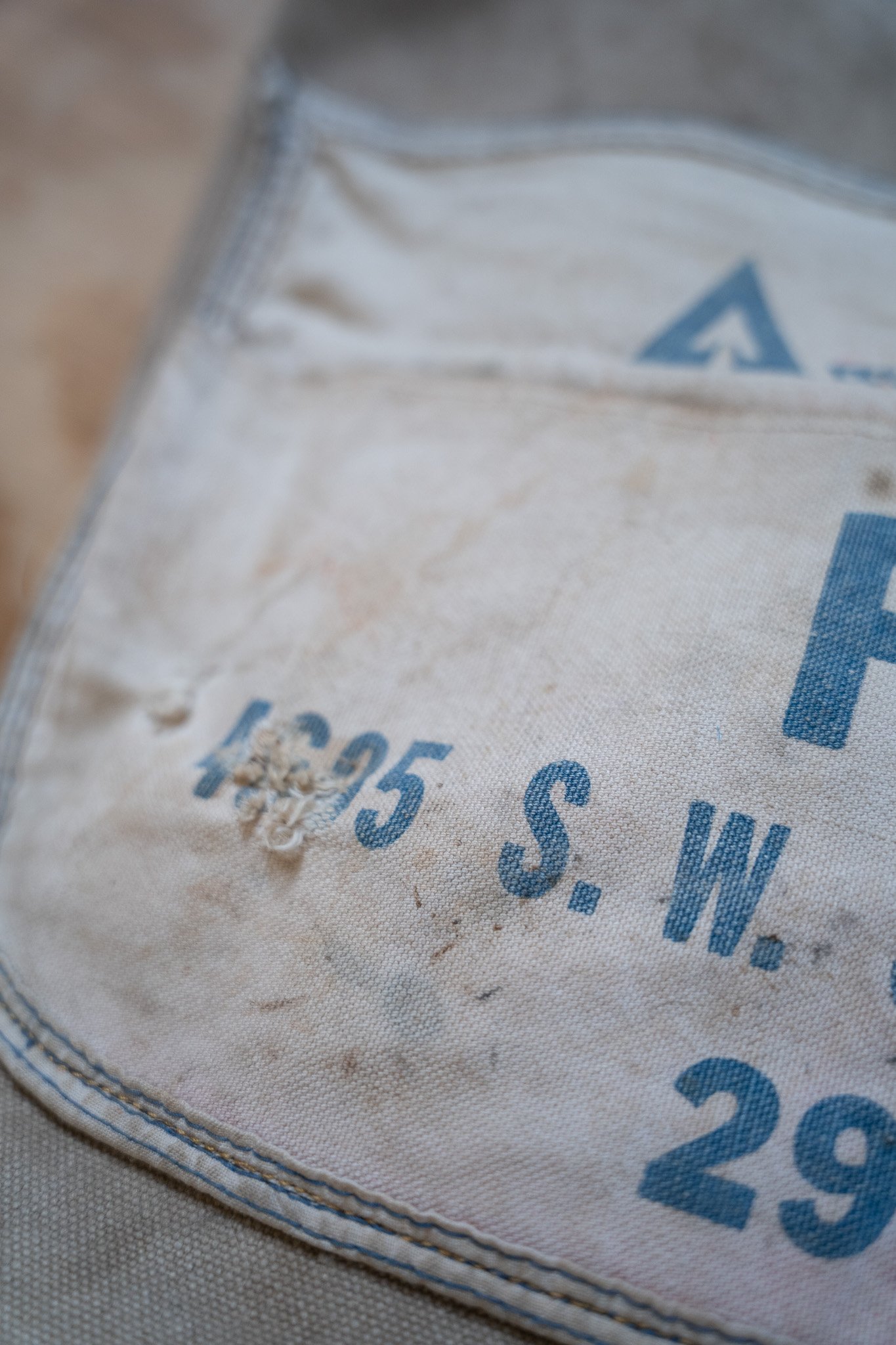Image of Handmade Canvas Tool Tote