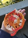Crochet Fall Coasters