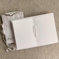 Image 2 of Handmade Vow Books: willow and swan set of 2 - 1 his vows and 1 her vows include