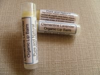 Image 4 of Clementine Lavender Lip Balm - All Natural Organic Ingredients, Nutrient Rich and Soothing 
