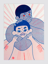 Finish Him! RISO Print