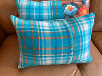 Image 5 of Teal Flower Cushions