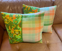 Image 1 of 60's Green Cushions