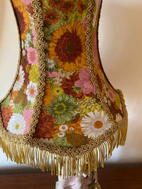 Image 3 of Vintage Lamb Tassel Lamp