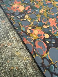 Image 3 of One-of-a-kind hand marbled paper  - 'Essence'