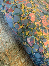 Image 2 of One-of-a-kind hand marbled paper  - 'Essence'
