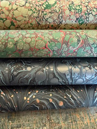 Image 1 of Marbled Paper Assorted Listing - Sheets 21-24 (to purchase individually) 