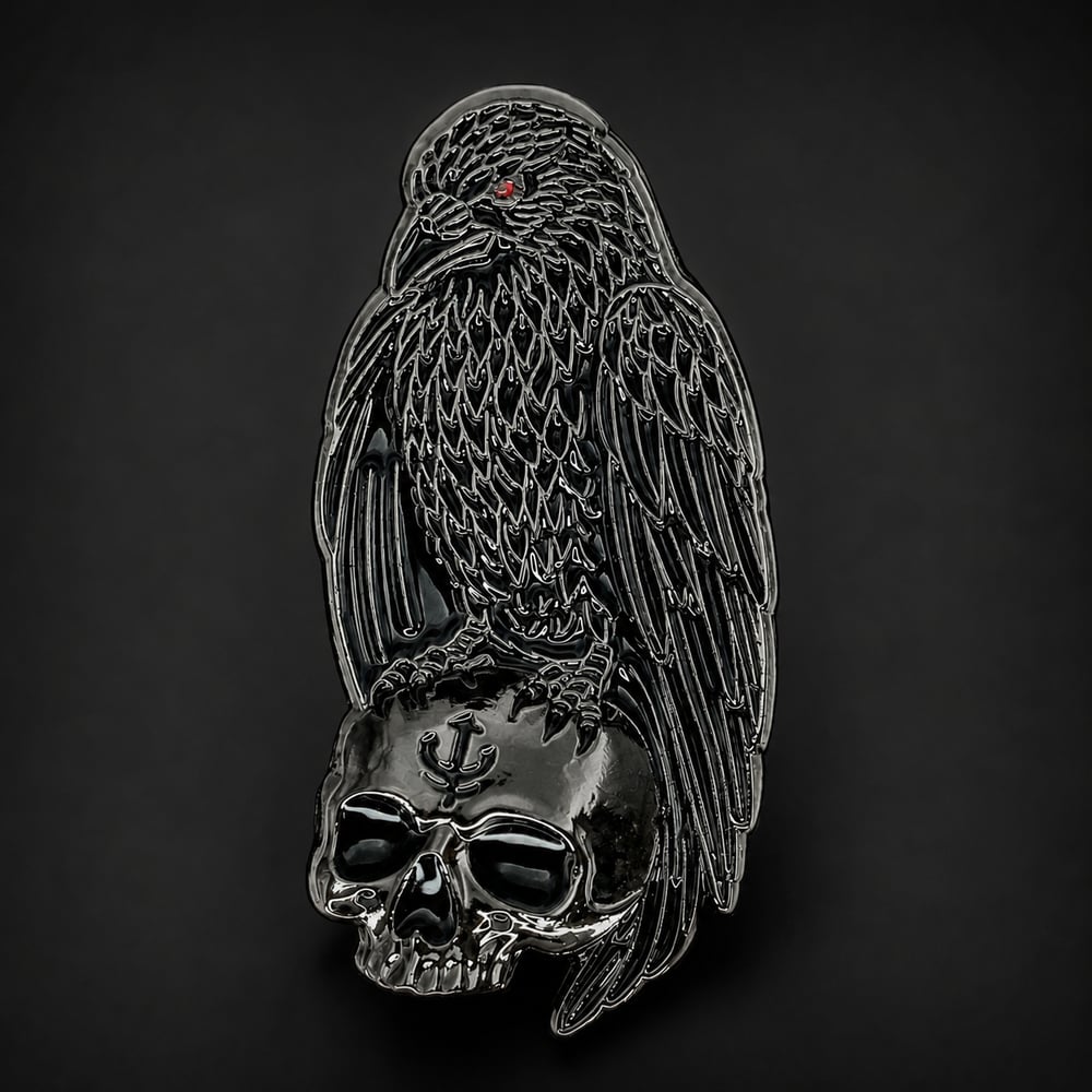 Raven Relic enamel pin