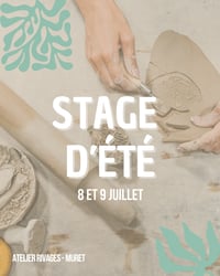 Image 1 of Stage d'été : apprenez à créer de grandes pièces en grès (2 jours) 8 et 9 juillet