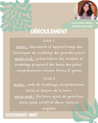 Image 3 of Stage d'été : apprenez à créer de grandes pièces en grès (2 jours) 8 et 9 juillet