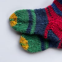Image 4 of Bright Wool Baby Socks