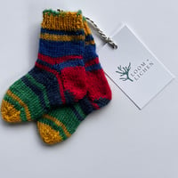 Image 6 of Bright Wool Baby Socks