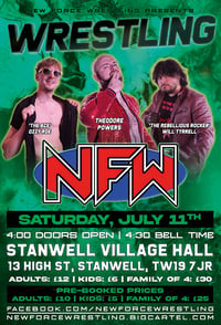 New Force Wrestling - Saturday July 11th
