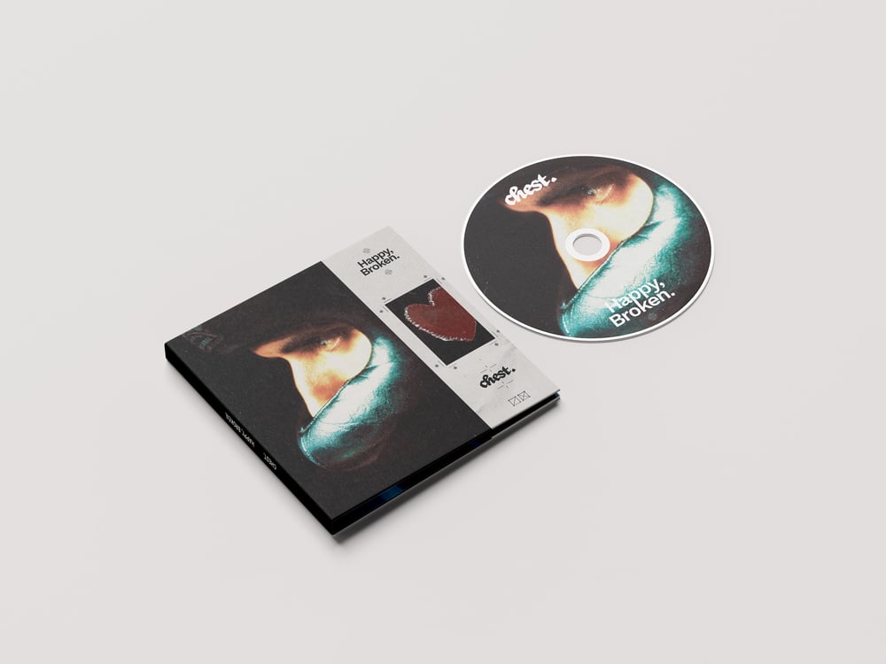 Image of CHEST. - HAPPY, BROKEN. (LP/CD)