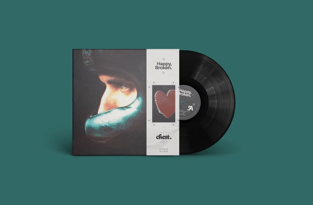 Image of CHEST. - HAPPY, BROKEN. (LP/CD)