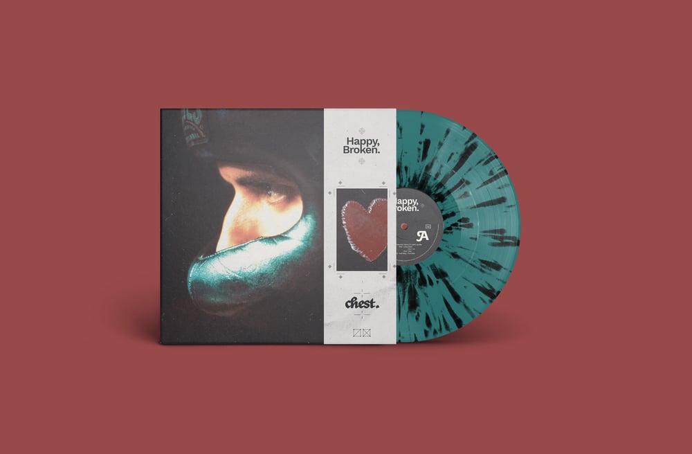 Image of CHEST. - HAPPY, BROKEN. (LP/CD)