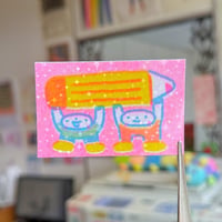 Pencil - Risograph Sticker