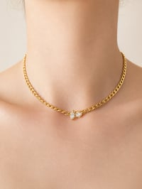 Image 2 of The Marquise Duo Necklace 