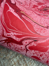 Image 2 of One-of-a-kind hand marbled paper  - 'Symphony'
