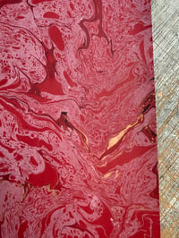 Image 6 of One-of-a-kind hand marbled paper  - 'Symphony'