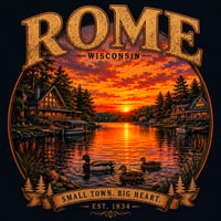 Image 2 of TOWN OF ROME T-SHIRT 