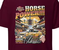 Image 6 of Horse Power Tshirt Multiple Colours 