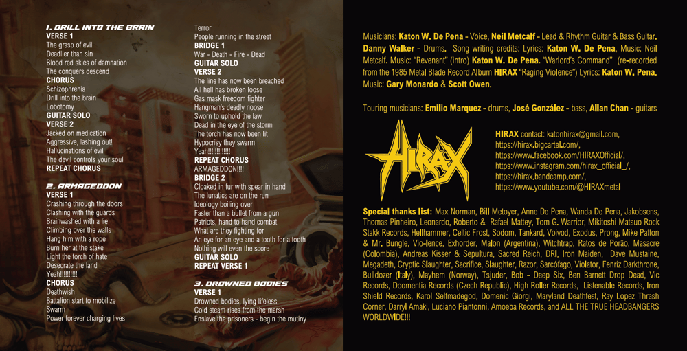 HIRAX "Faster Than Death" Digital Download