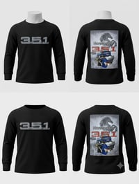 Pure V8 Power: The Ultimate Boys "351 Horsepower" Long-Sleeve Tee!