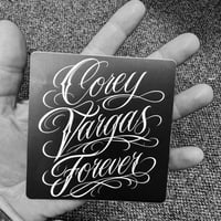 Image 1 of COREY VARGAS FOREVER STICKER