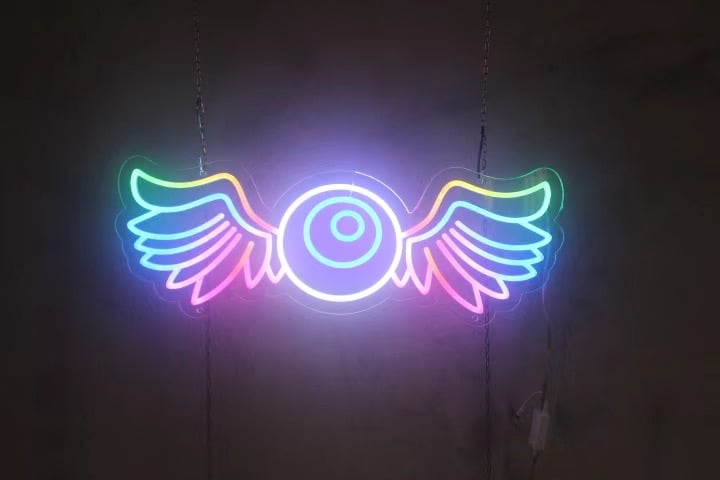 Image of After Midnight RGB LED Neon Flying Eyeball