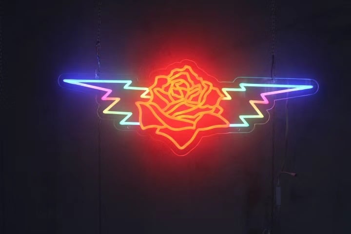 Image of After Midnight- LED Neon Rose Bolt