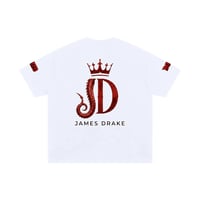 Image 2 of Official GYPSI BOYZ Dragon Crown Tee – White