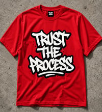 TRUST THE PROCESS T SHIRT - RED