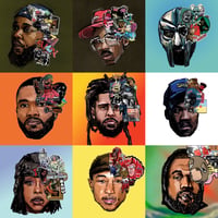 Image 1 of "is this some kind of rapper collage"