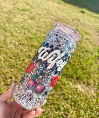 Image 1 of 20oz Acrylic Wifey Snowglobe Cup 
