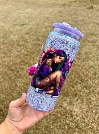 Image 1 of 20oz Acrylic Stronger Snowglobe Cup